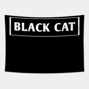Black Cat Tapestry