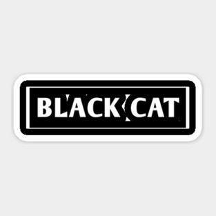 Black Cat Sticker
