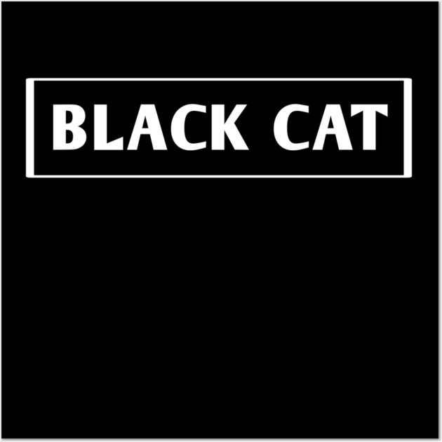 Black Cat Wall Art by BlackMeme94