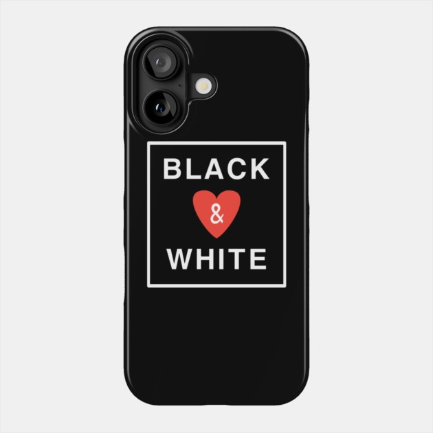 Black and White Phone Case by BlackMeme94