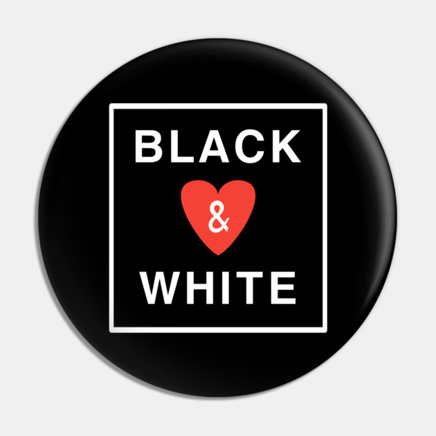 Black and White Pin by BlackMeme94