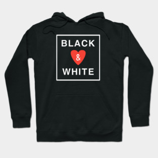 Black and White Hoodie