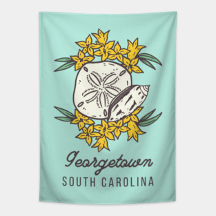 Georgetown South Carolina SC Tourist Souvenir Tapestry