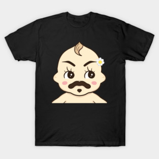 Mustache Kewpie T-Shirt