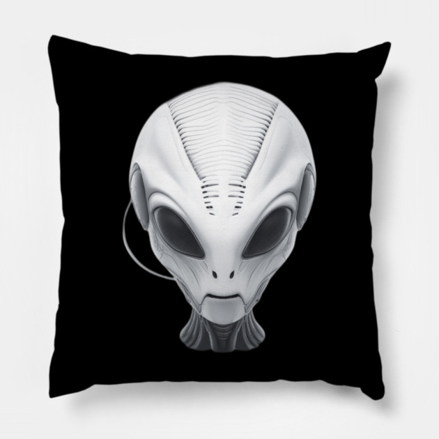 Alien Head Pillow by Pixel Threads 