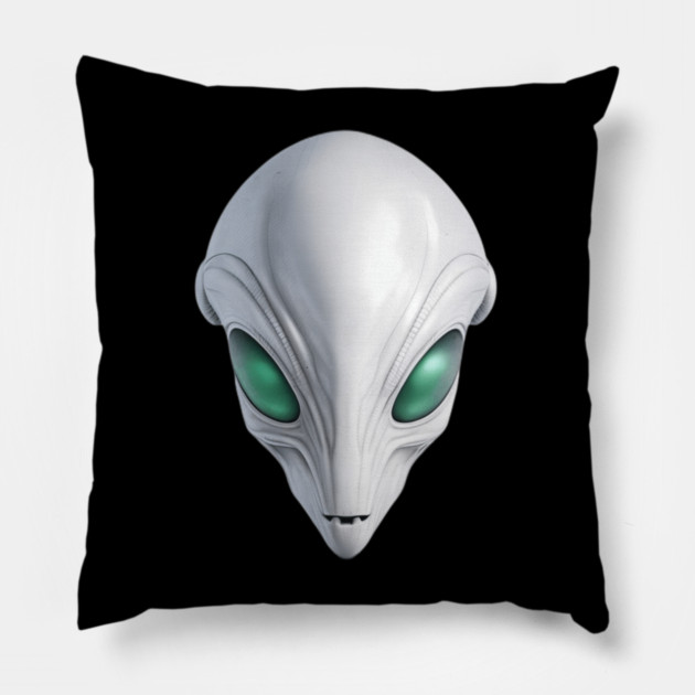 Alien Head Pillow by Pixel Threads 