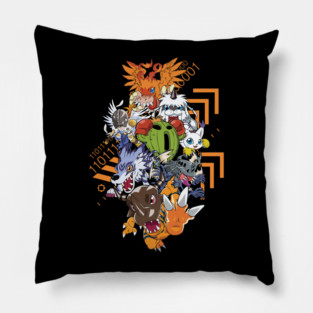 digimon adventure champion level Pillow