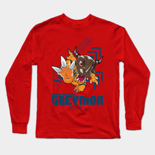 digimon adventure greymon Long Sleeve T-Shirt