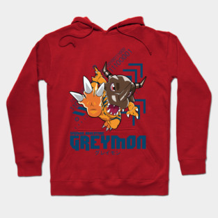 digimon adventure greymon Hoodie