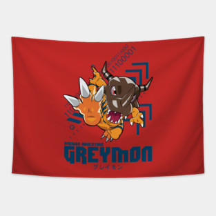 digimon adventure greymon Tapestry