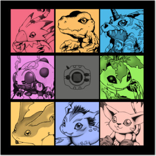 digimon adventure Posters and Art