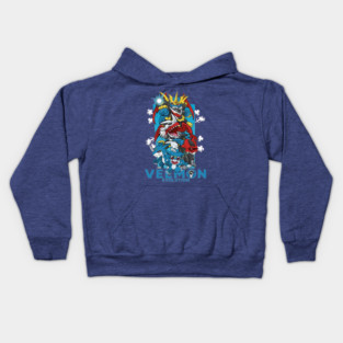 digimon veemon evolution Kids Hoodie