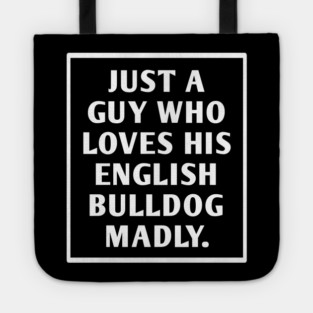 English Bulldog Tote