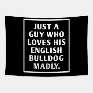 English Bulldog Tapestry