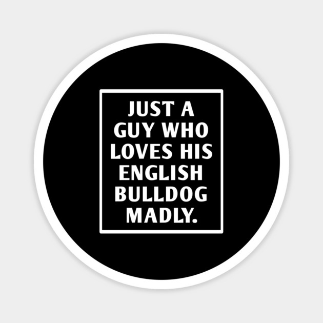 English Bulldog Magnet by BlackMeme94