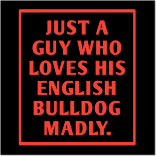 English Bulldog Posters and Art
