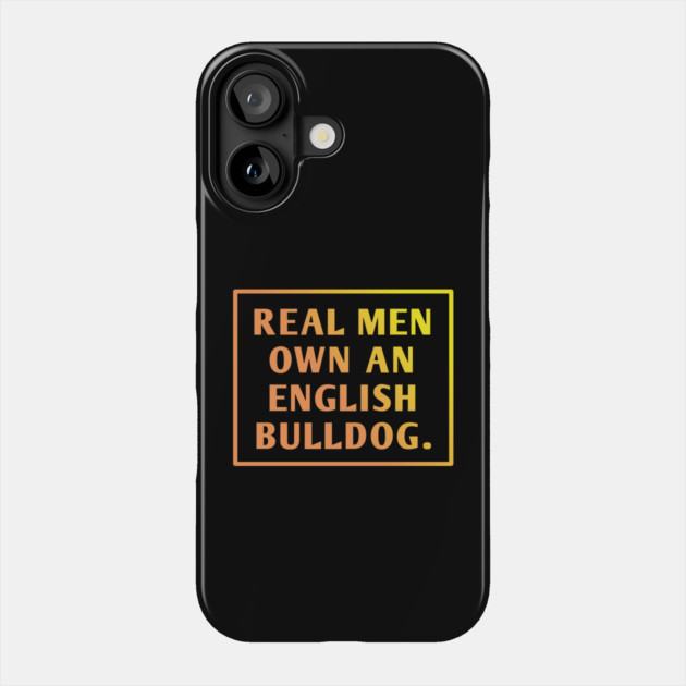 English Bulldog Phone Case by BlackMeme94