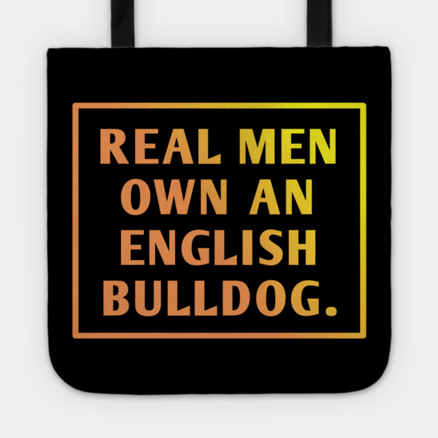English Bulldog Tote by BlackMeme94