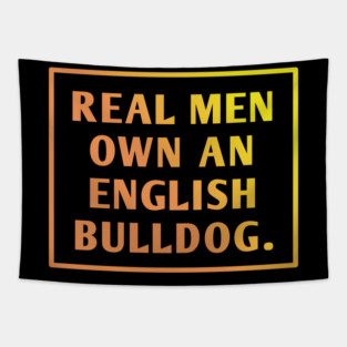 English Bulldog Tapestry