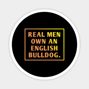 English Bulldog Magnet