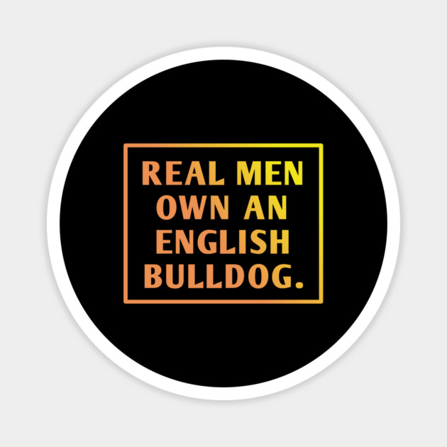 English Bulldog Magnet by BlackMeme94