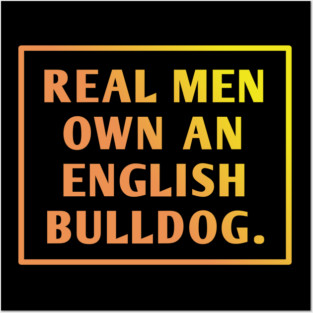 English Bulldog Posters and Art