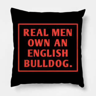 English Bulldog Pillow