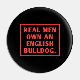 English Bulldog Pin