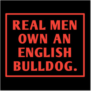 English Bulldog Posters and Art