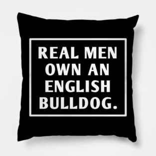 English Bulldog Pillow