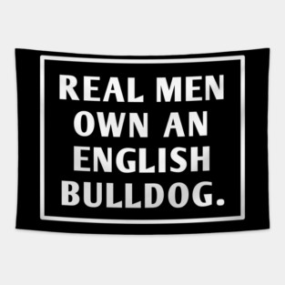 English Bulldog Tapestry