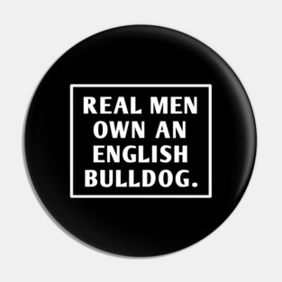English Bulldog Pin