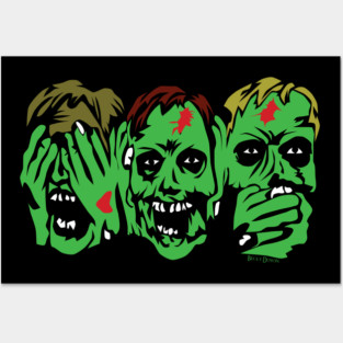 3 Zombies Posters and Art