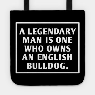 English Bulldog Tote
