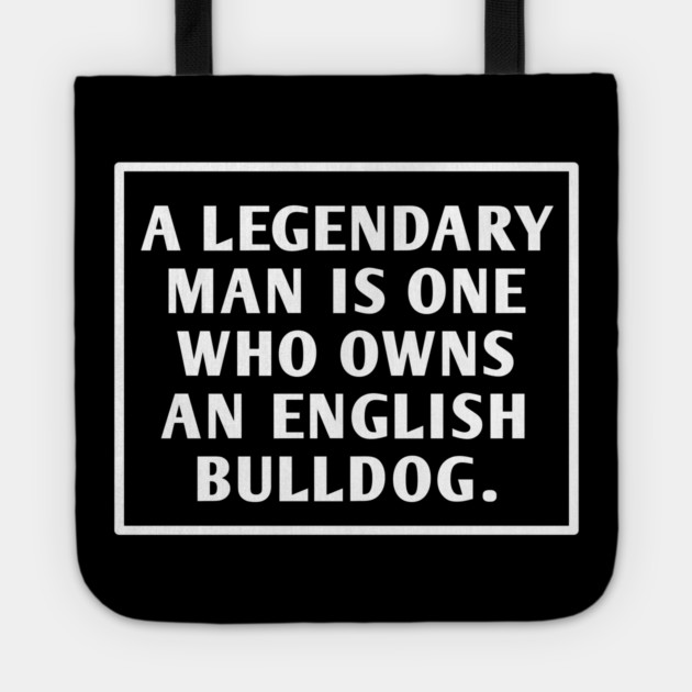 English Bulldog Tote by BlackMeme94