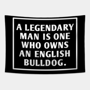 English Bulldog Tapestry