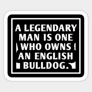 English Bulldog Sticker