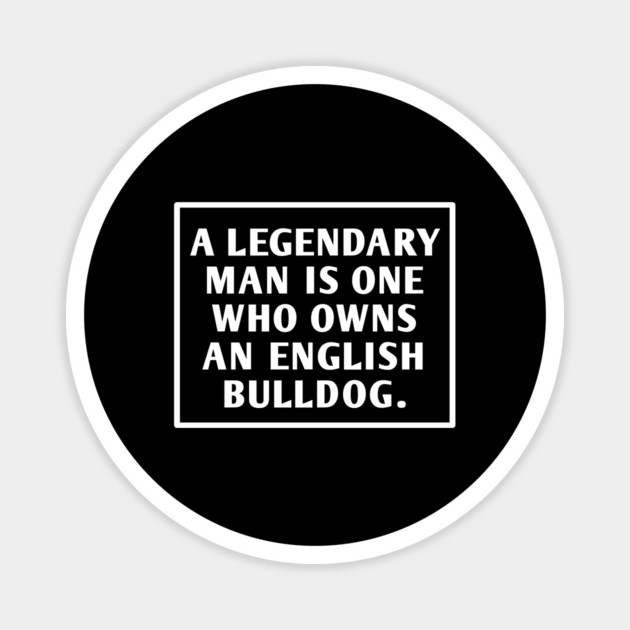 English Bulldog Magnet by BlackMeme94