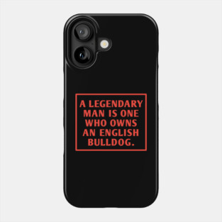 English Bulldog Phone Case