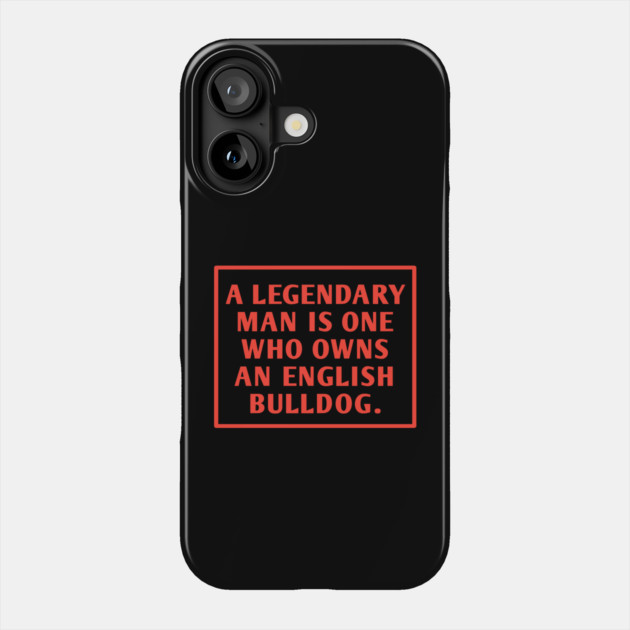 English Bulldog Phone Case by BlackMeme94