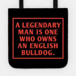 English Bulldog Tote