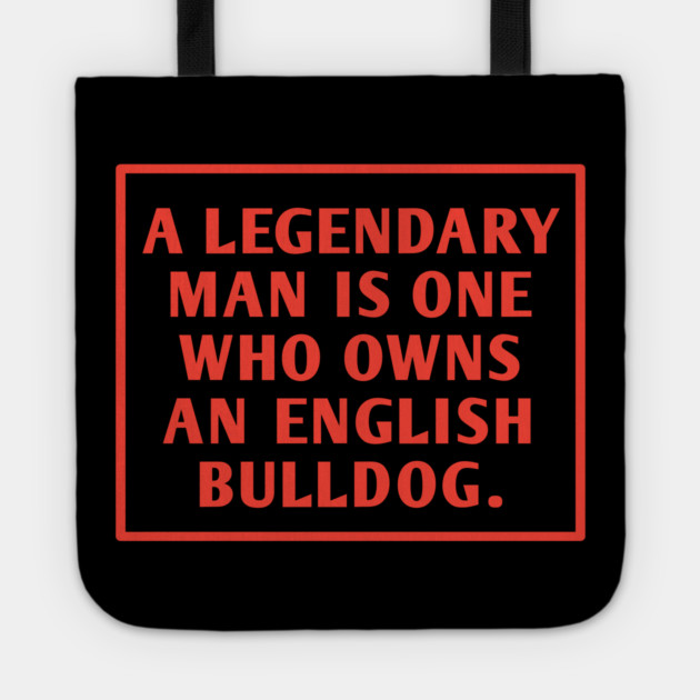 English Bulldog Tote by BlackMeme94