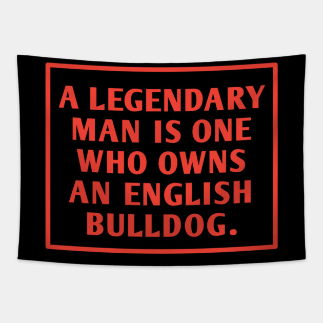 English Bulldog Tapestry by BlackMeme94