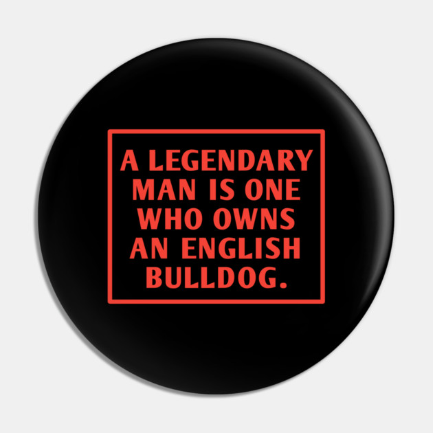English Bulldog Pin by BlackMeme94