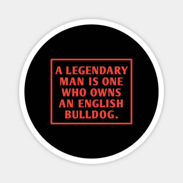 English Bulldog Magnet by BlackMeme94