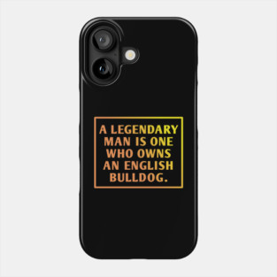English Bulldog Phone Case