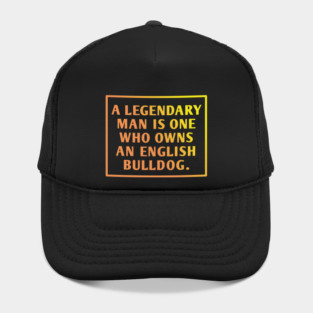 English Bulldog Hat