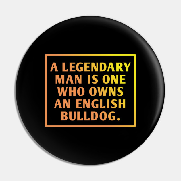 English Bulldog Pin by BlackMeme94
