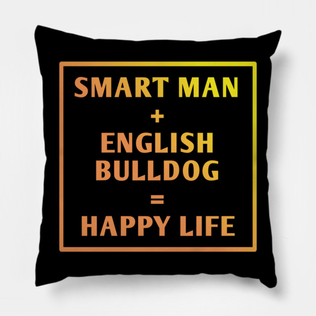 English Bulldog Pillow by BlackMeme94