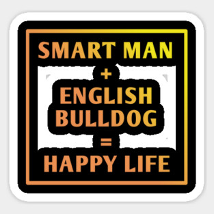 English Bulldog Sticker